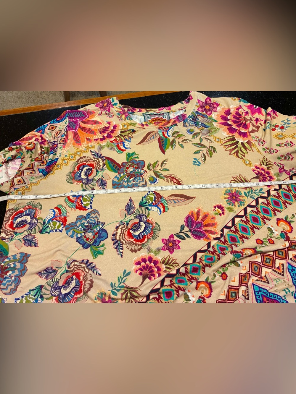 Johnny Was Zaki Favorite Crewneck Tee Multi SZ. XL Women’s - Picture 7 of 12